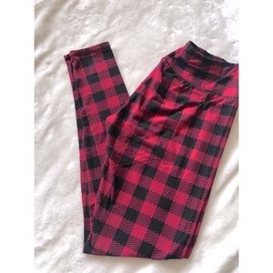 Black & Pink Leggings